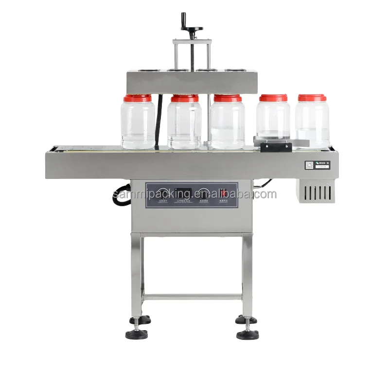 Desktop Commercial Automatic Continuous Electromagnetic Induction Plastic Bottle Aluminum Foil Closing Machine