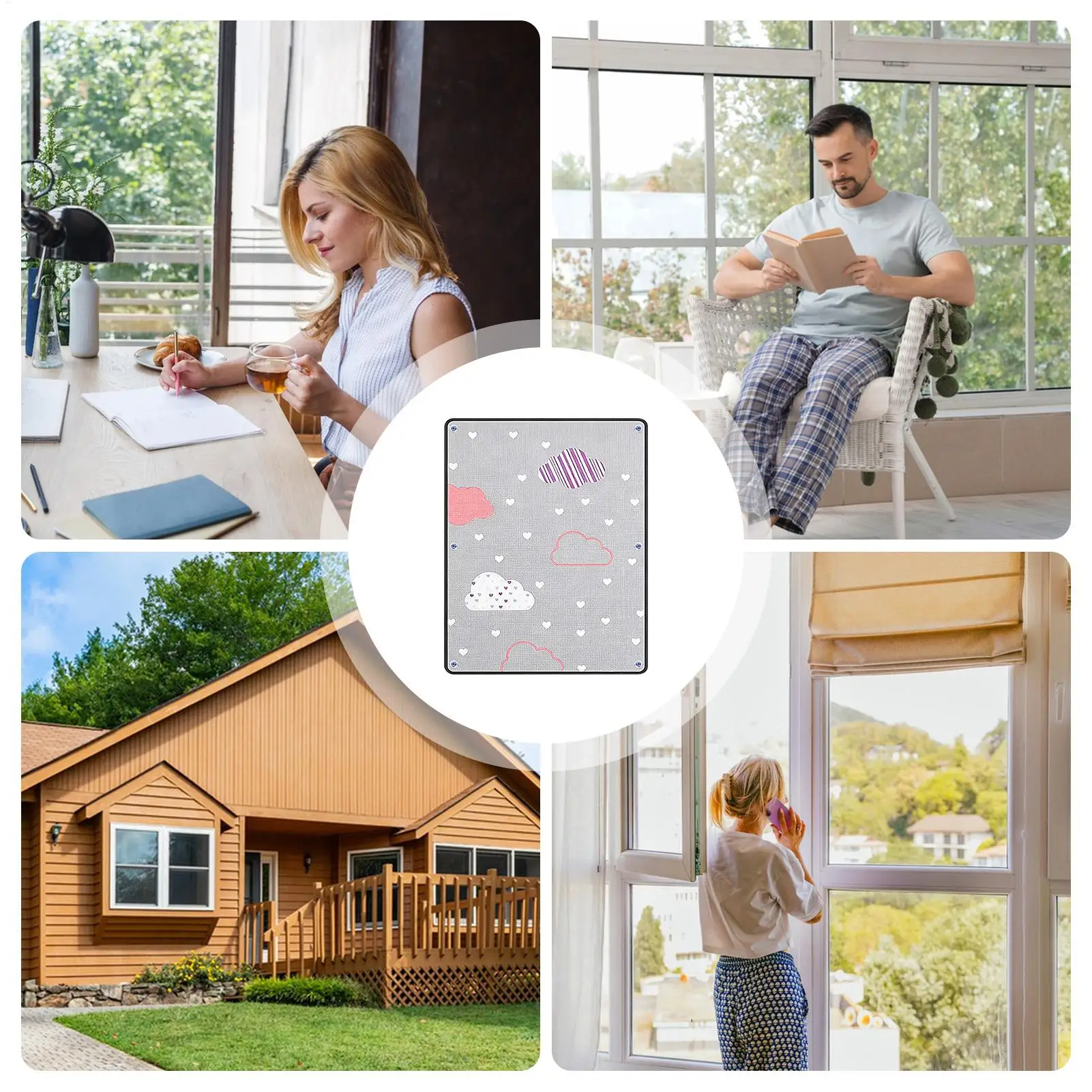 Sun Blocking Window Film Privacy Protection Heat Blocking Window Tint For Homeowners Renters Home Office Apartment Living Room
