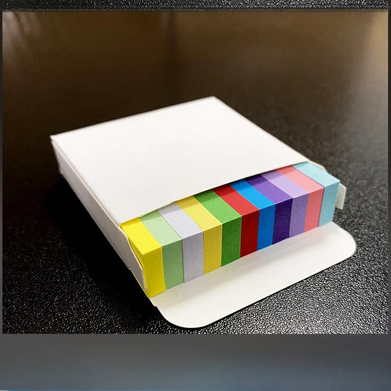 550 stuks Indexsticker mini-markering labelsticker, kleurenstrip memo notebook handige sticker classificatie notitie