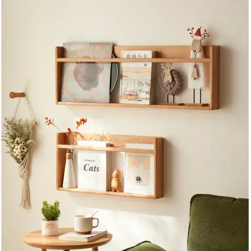 Wall-mounted Shelves Desk Organizers Non-perforated Magazine Racks Home Newspaper Organizer Modern Minimalism Display Rack