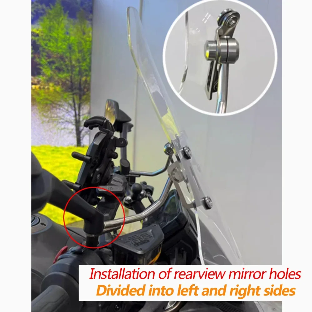 For CFMOTO 800NK Front Windshield Modification NK800 800 NK Front Windshield Windshield Guide Cover Accessories