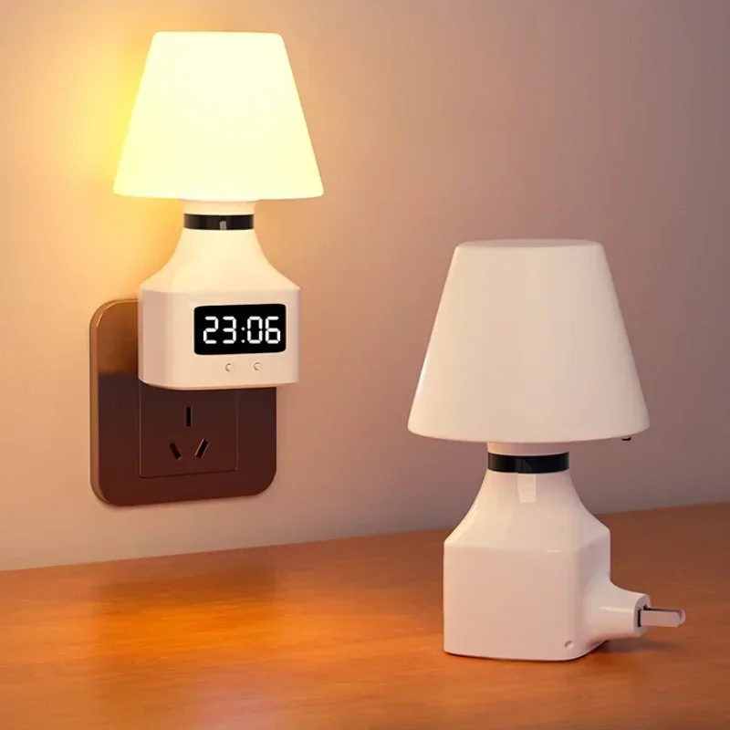 مصباح تحكم في كلمة المرور بصوت AI ، جهاز تحكم عن بعد ، تنظيم الساعة ، غرفة النوم ، رأس السرير ، ضوء النوم ، تنشيط النغمة ، تركيبات المكونات #4