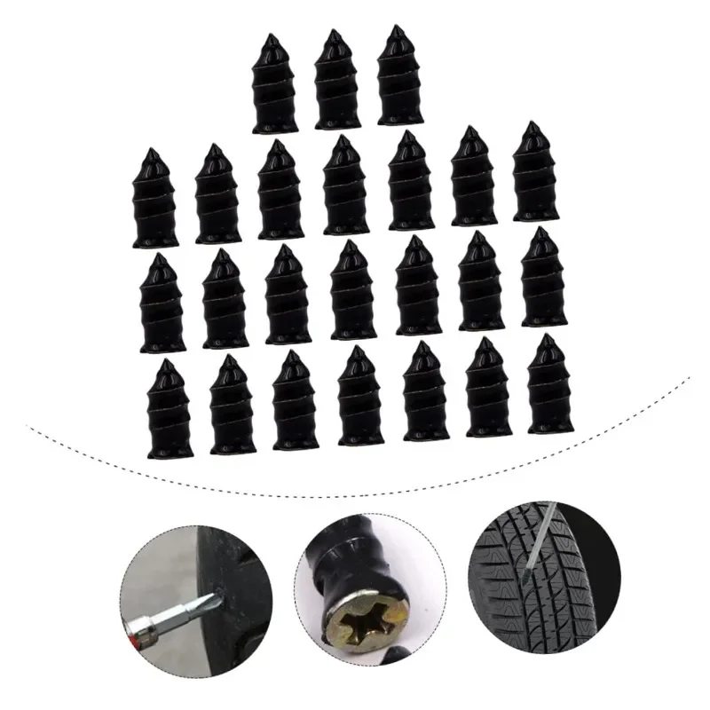 IPM For Car Truck Scooter Motorcycle Car Tires Nails Spikes Screw Film Nail Flat Rubber Tubeless Tire Repair Kit Anti-puncture K