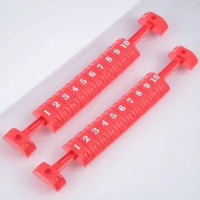 2 قطعة وحدات بلاستيكية دائم الجدول كرة القدم النتيجة حفظة لكرة القدم استبدال التهديف عدادات بار فووسبالل التهديف حفظة