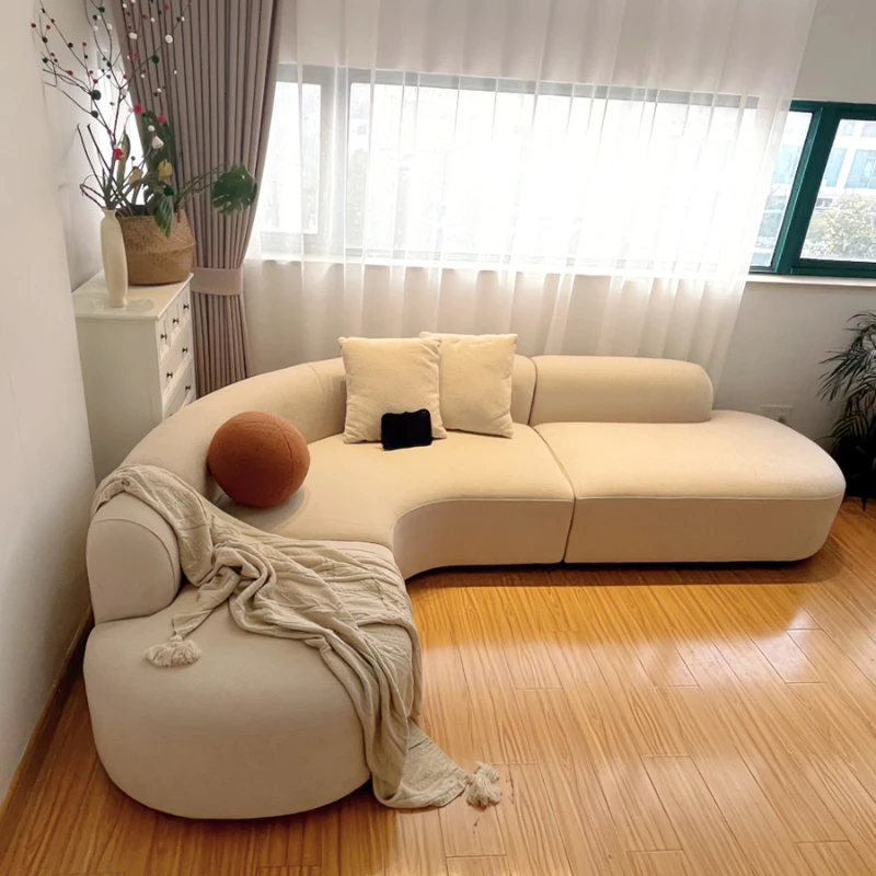 White Lazy Modern Sofa Chair Filling Nordic Girl Loveseat Floor Sofa Chair Lazy Designer Woonkamer Banken Apartment Furniture