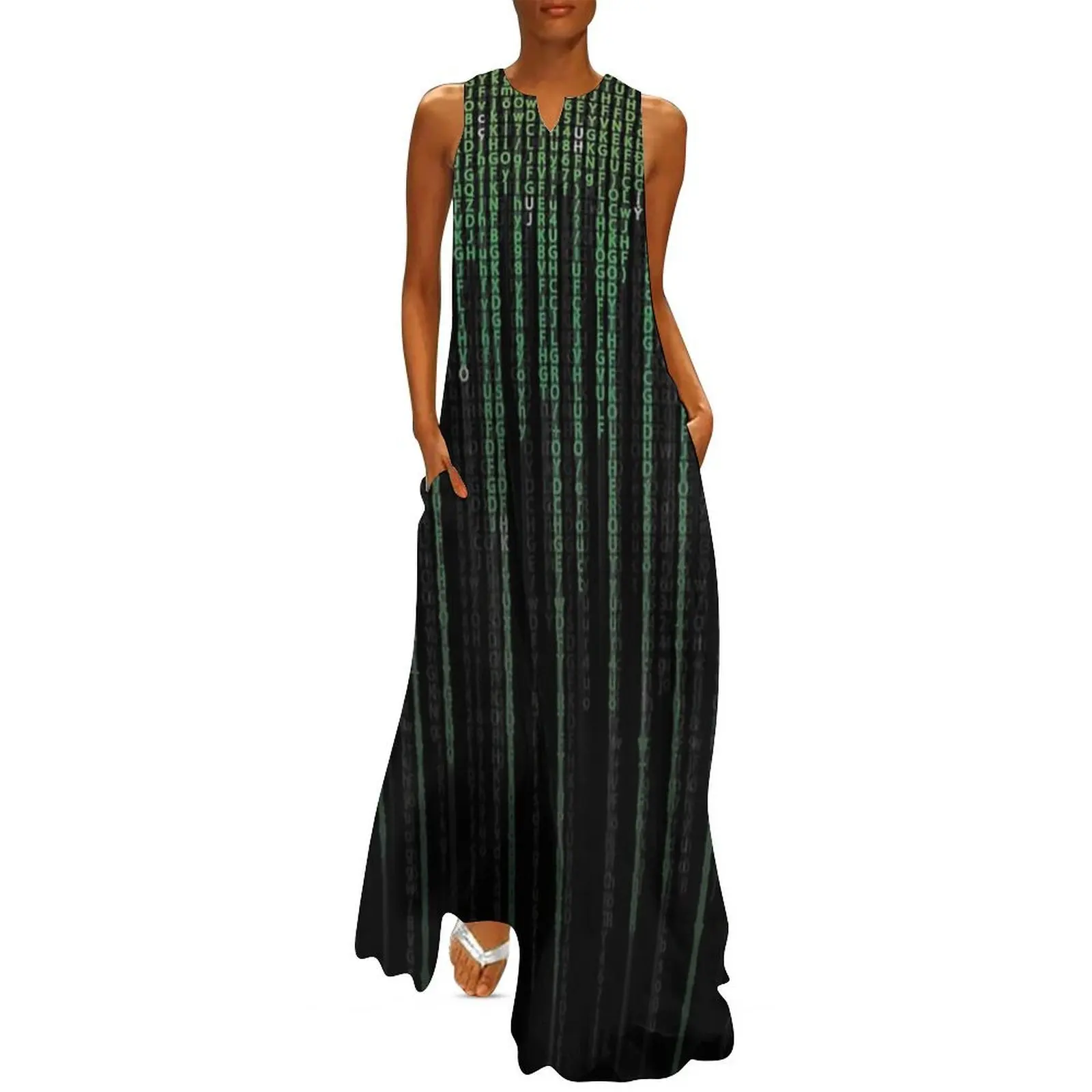 

Matrix Code Long Dress luxury dresses Woman clothes woman dress elegant party dresses for women 2025