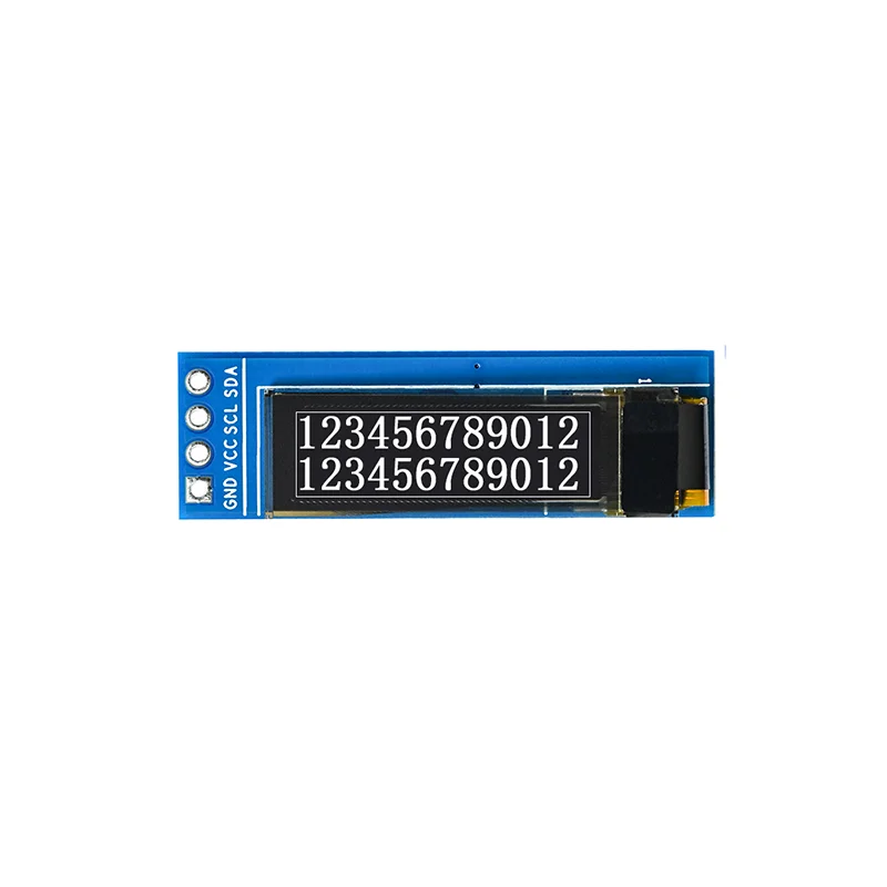 High Brightness 0.86 inch OLED Display Module 96*32 Resolution SSD1316 Driver IIC Interface 4Pin White Light