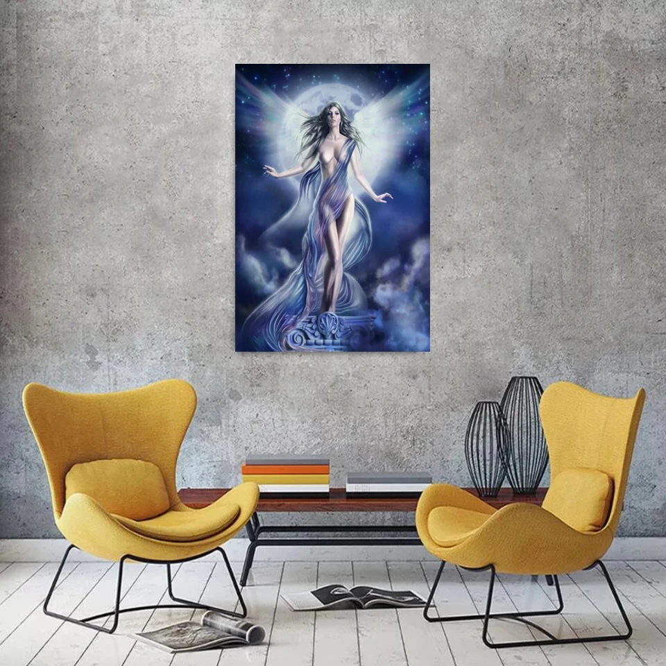 Diamond Painting Source of female energy sacred female Mosaic Fantasy Art 5D DIY Square ​Cross Stitch Embroidery Home Decor