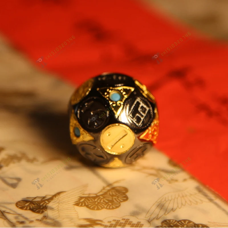 

Chinese Heritage China Eighteen-Sided Copper Dice Drinking Game Ancient Board Game Metal Dice Drinking Game Bracelet