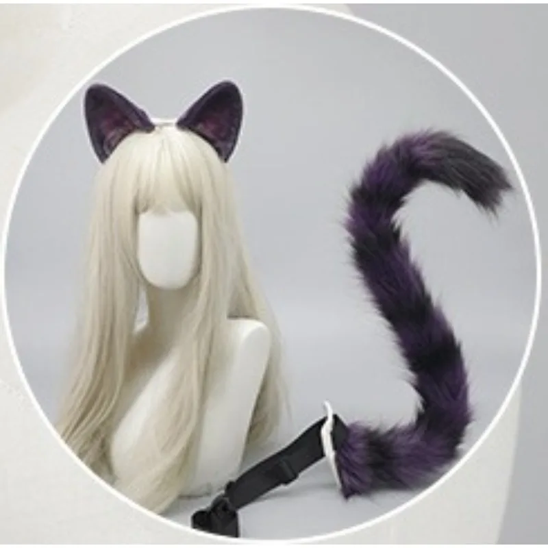 Love and Deepspace Meow's Time Xavier Rafayel Zayne Sylus Cosplay Costume Set Cat Ear Headband Tail Prop Anime Games Costumized