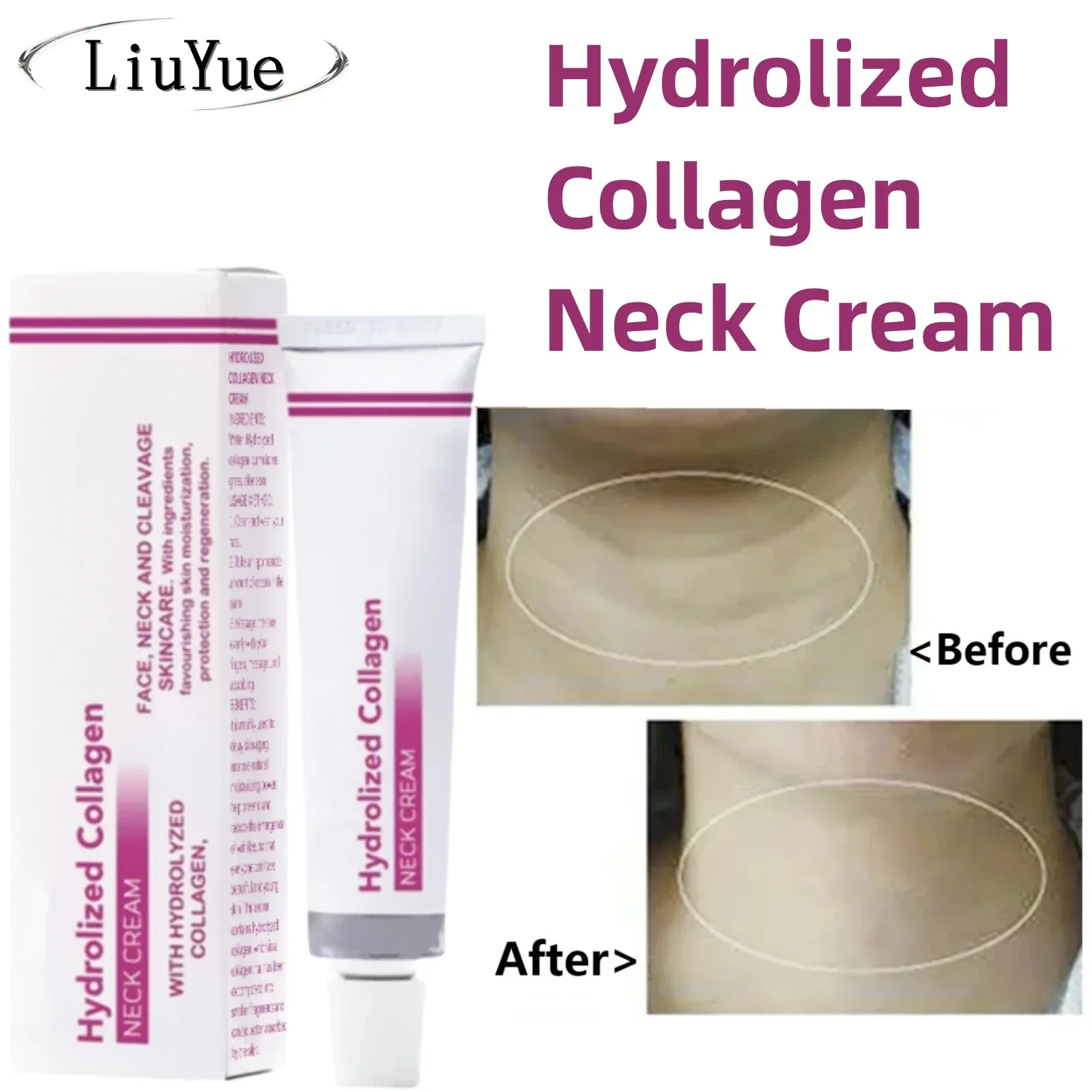 

Collagen Neck Cream Face Lifting Firming Lightening Lines Care Lotion Moisturizer Neck Rejuvenation Cream