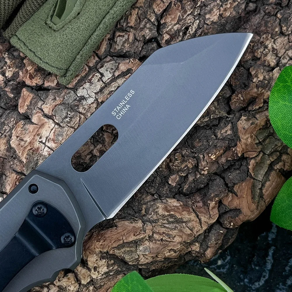 Quente 103 mini faca dobrável sobrevivência portátil faca de bolso defensiva edc ferramentas acampamento 5cr13mov lâmina zinco 420 alça aço