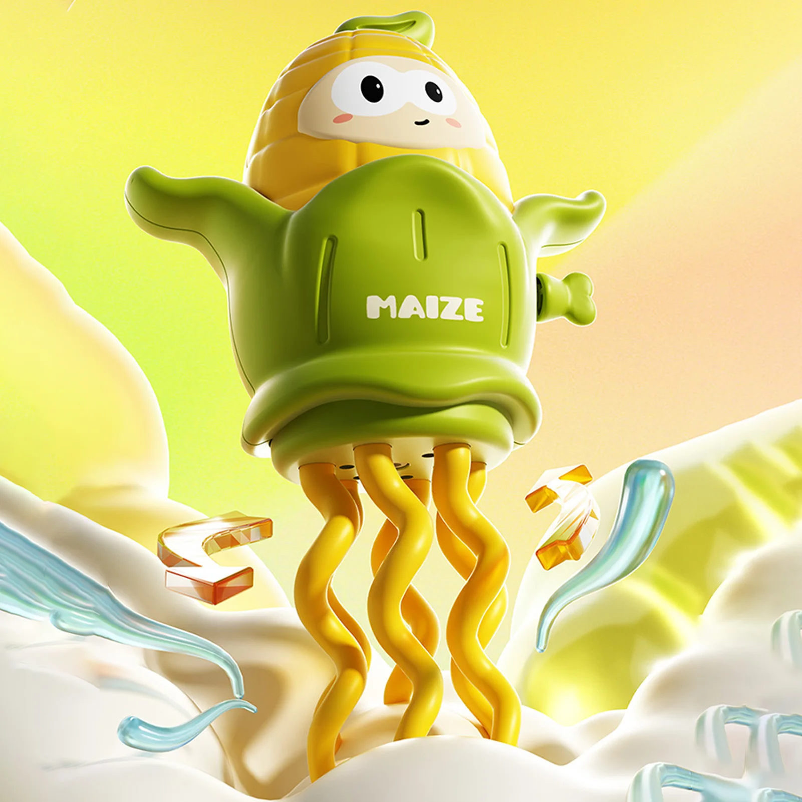 لعبة الذرة المتذبذبة الممتصة للرياح، لعبة ميكانيكية تفاعلية يدوية هدية لأعياد الميلاد والمهرجانات