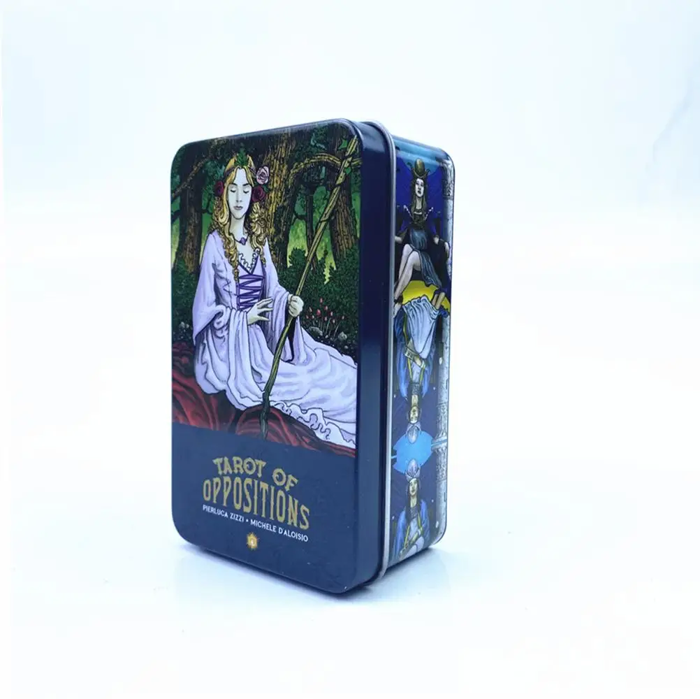 

10*6 cm Oppositions Tarot in A Tin