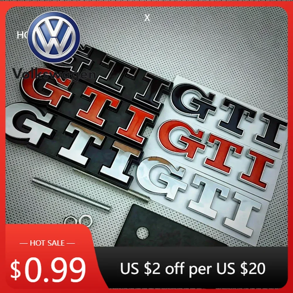 

Горячая новинка 2026: 3D металлические наклейки-эмблемы на багажник и решетку радиатора для Volkswagen Golf 2 3 4 5 6 8 MK2 MK3 MK4 MK5 MK6 MK8 G