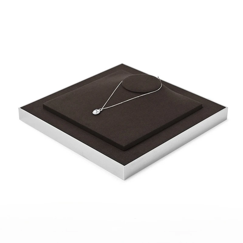 دعائم عرض المجوهرات الفاخرة الخفيفة، والساعات المصنوعة من الألياف الدقيقة الراقية، والقلائد، والخواتم، والعدادات، ورفوف عرض المجوهرات #2