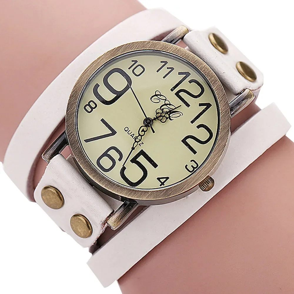 2024 Luxury Brand Women Watches Vintage Cow Leather Bracelet Watch Men Wristwatches Ladies Dress Quartz Watch Reloj Wholesales