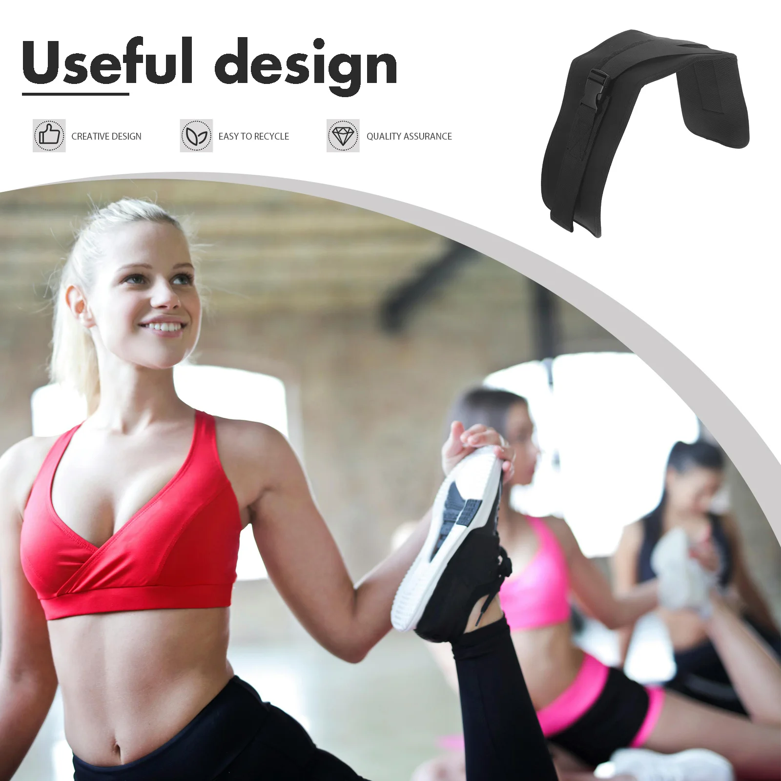 

Hip Thrust Belt Bridge Design Waist Exercise Belt Hip Protector Fitness Workout Band Training Support Fitness Exercise Band