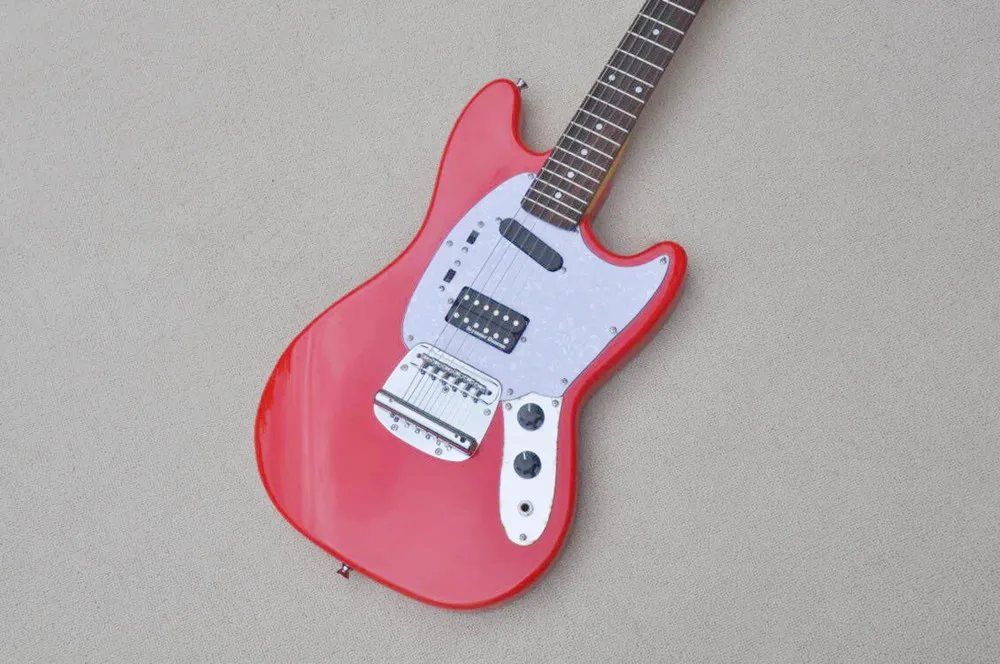 Red body 6 Strings Electric Guitar with Chrome Hardware,Maple Neck,Offer Customized