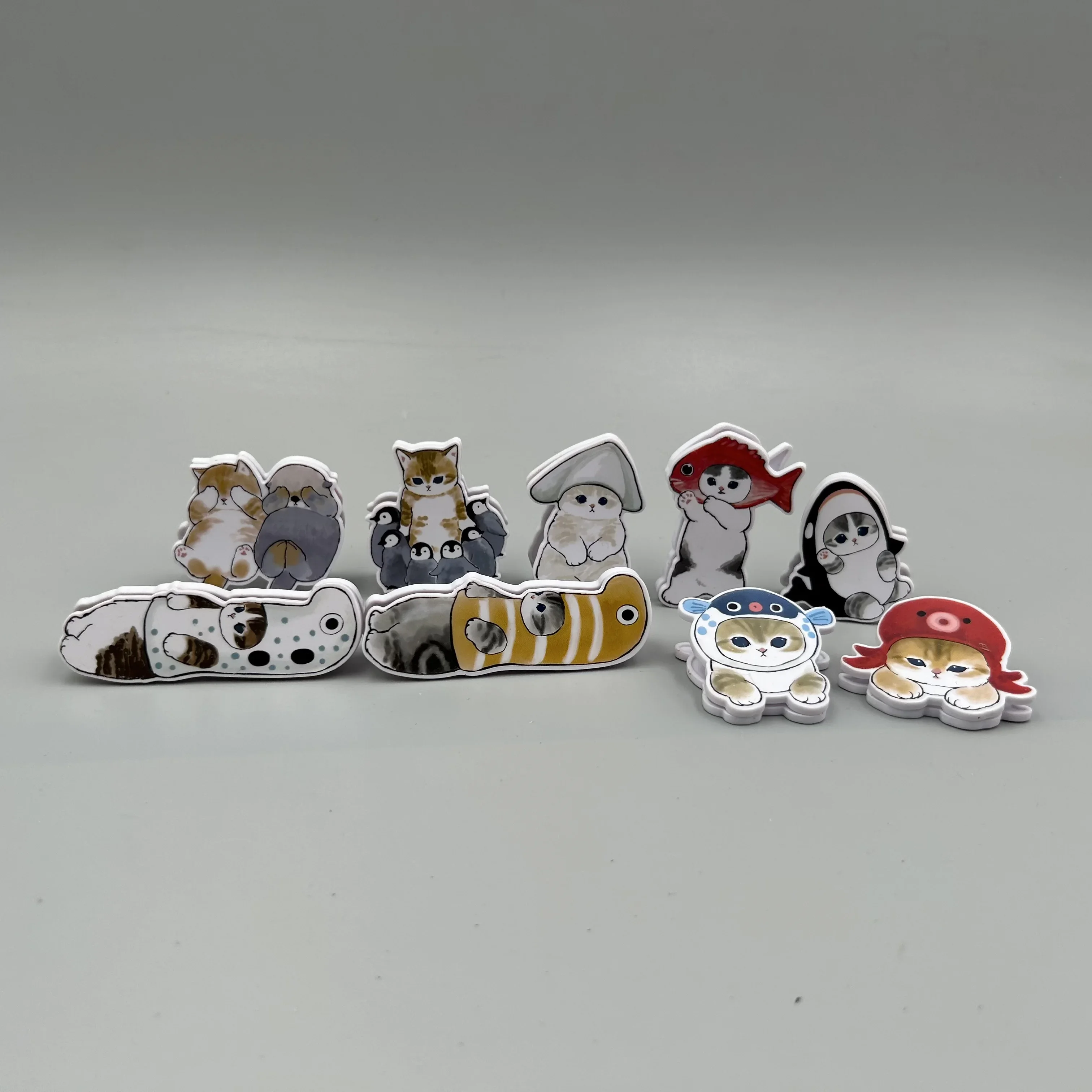YOU CHOOSE - Japanese Pitacot mofusand Gacha Toy Clip Gacha Animal Model Kids Gift Toy Collectible Figure