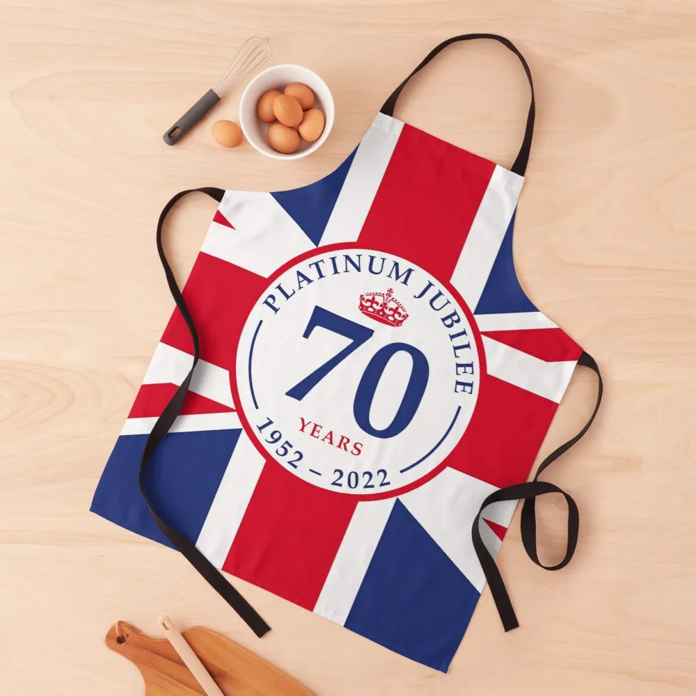 

Platinum Jubilee Flag Apron apron for kitchen women cute kitchen Kitchen apron