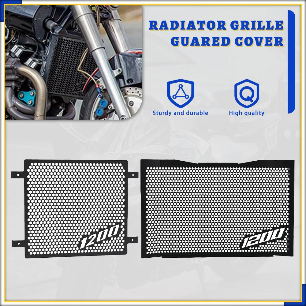 

Motorcycle Radiator Grille Guard Cover Protector FOR YAMAHA VMAX/V-MAX 1200 1985 - 2007 2006 2005 2004 2003 2002 2001 2000 1999