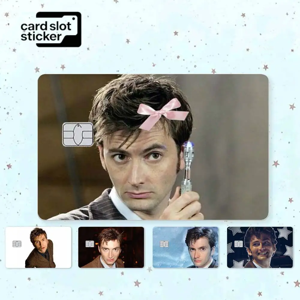 

Tenth Doctor David Tennant Credit Card HD Stickers Game Card Decal Small Chip Waterproof Sticker Gift