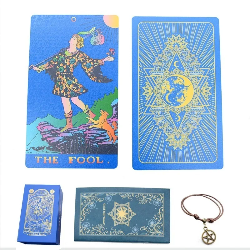 

Premium Tarot Cards Set with Instructions Tarot Cards Holder Bag Psychic Readings Telling Perfect for Beginners Professionals