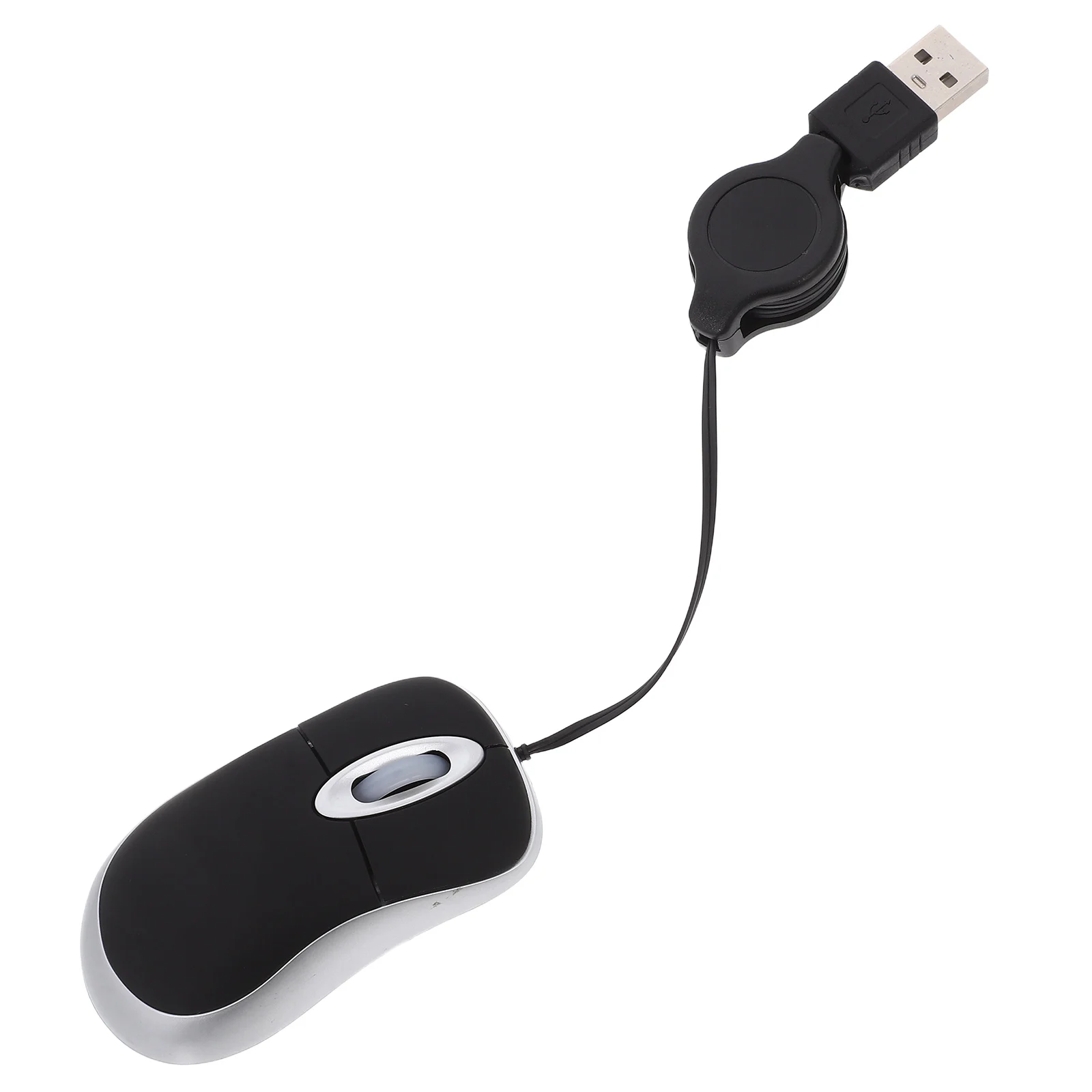 

USB Wired Mouse Laptop Computer Silent Corded Blue Travel Mini Portable 1600DPI Office Home Compatible