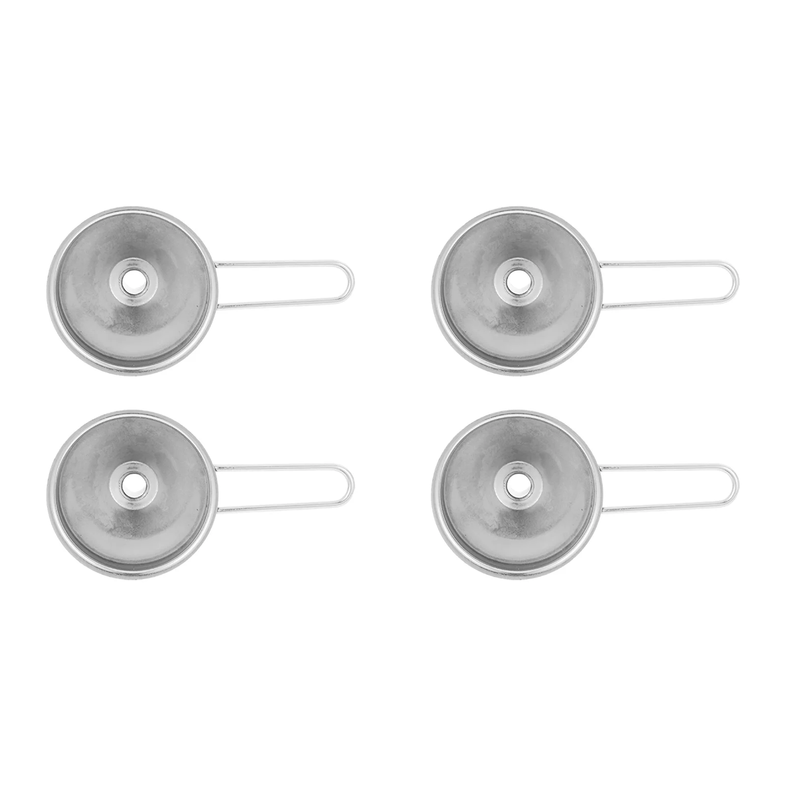 

4pcs StainlessSteelFunnel Liquid Funnel Kitchen Oil Dispenser Small Funnel Supply PortableLiquidTransferTool EcoFriendly
