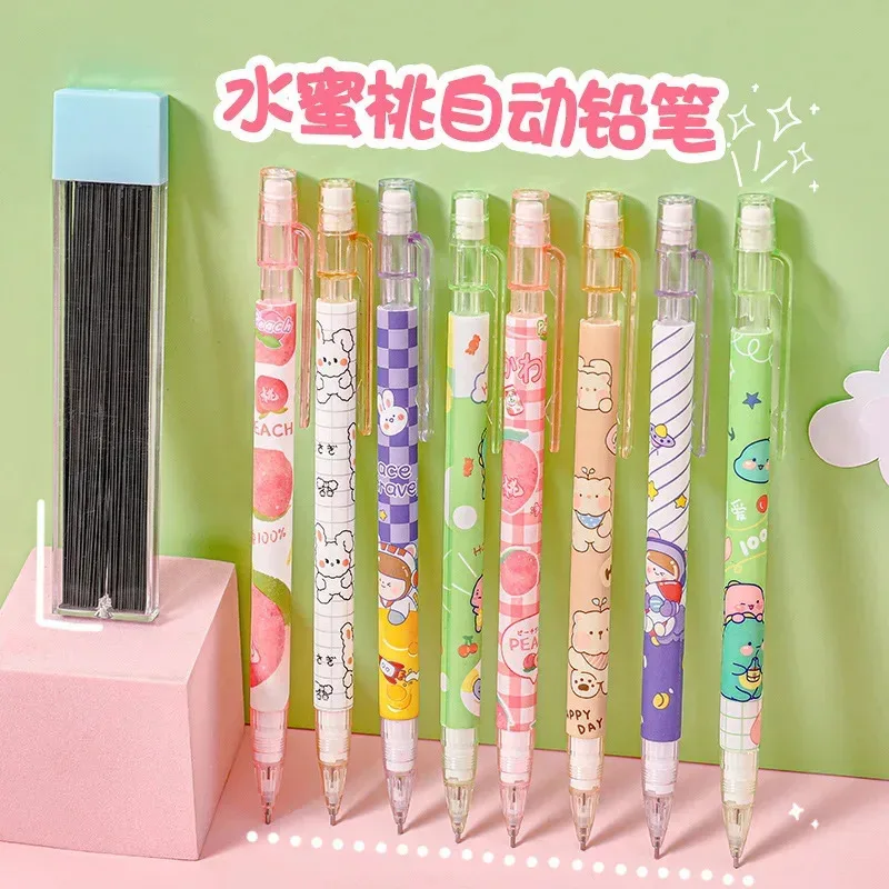 

0.5mm Kawaii Animal Mechanical Pencils (10 Pcs/Pack) - Cute Cartoon School Supplies, Student Gifts