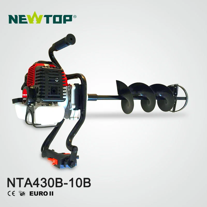 NTA430D-10C 43cc Gasoline Petrol Earth Auger Bit Hole Digging Ground Drilling Machine For Sale