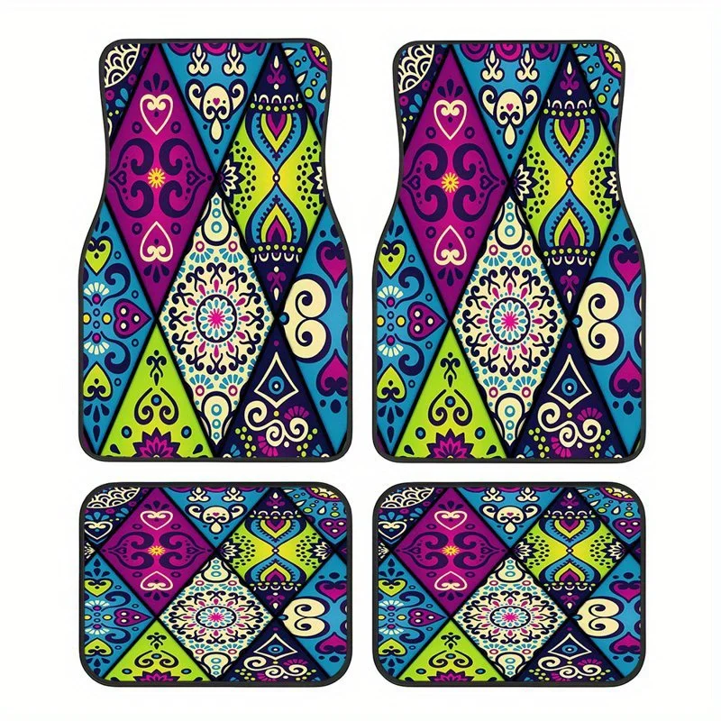 4Pcs Floral Geometr… - image