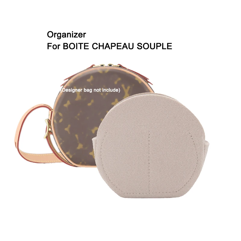 For Boite Chapeau Souple PM MM Felt Organizer Purse Insert,Custom Size