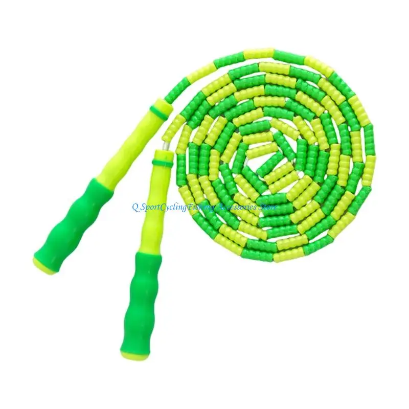 

Kids Jump Rope Adjustable Length Jumping Rope Soft Beaded Skipping Rope for Kids