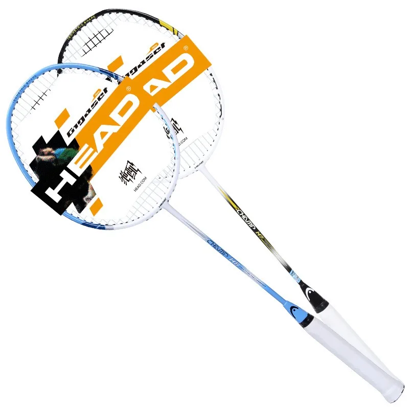 2 Pcs Head Original High-tension Badminton Racquet H7/H8 Full Carbon Racket Get Strung