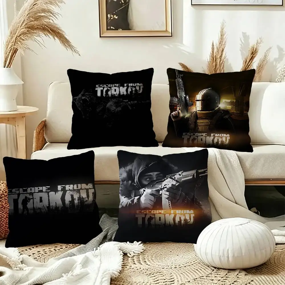 Game escapes from tarkovs Cushion Cover Pillow Cover Decor Pillowcase Printed Cushion Case for Couch