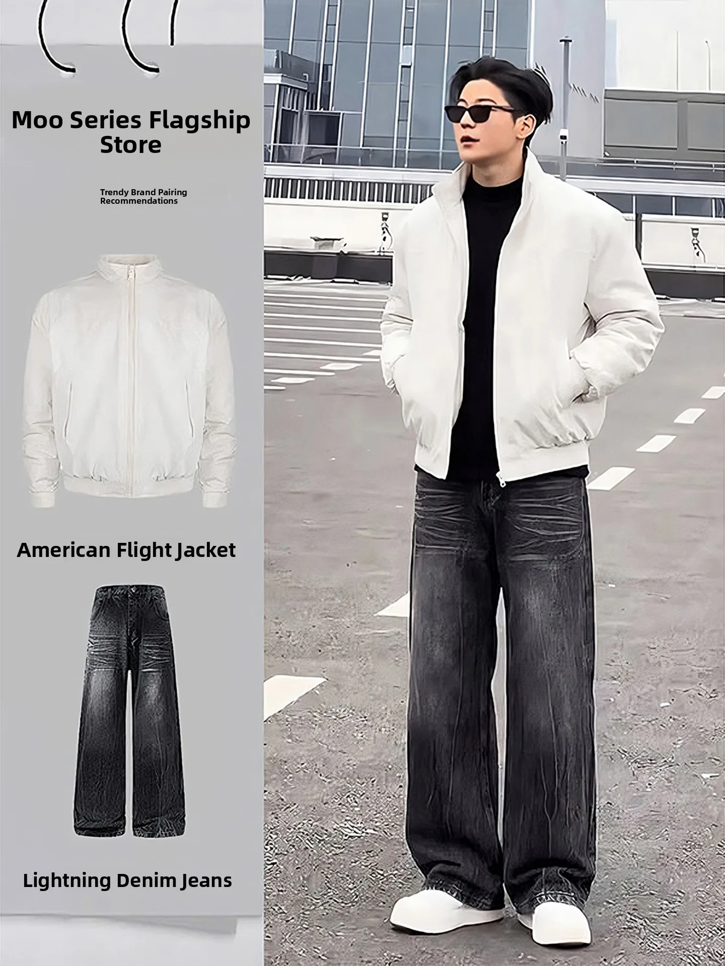 

Militaria Sle Pilot Jaet And Pants Set for Men ort Stand Collar Windproof Waterproof Hard Wearing Spring Season Outerwear