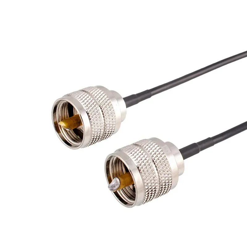 5PCS PL259 Male to Male Adapter Cable UHF public to public RG174 line with a length of 5 meters