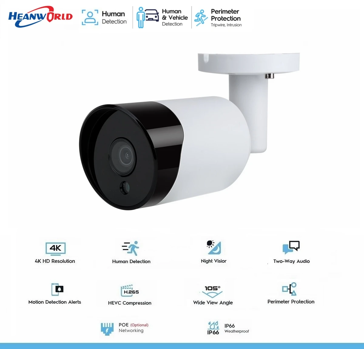 

XM 4K AI 8MP 4MP outdoor IP camera 5MP 3MP Waterproof POE security camera Metal two way audio Night Vision bullet Cam NVR System