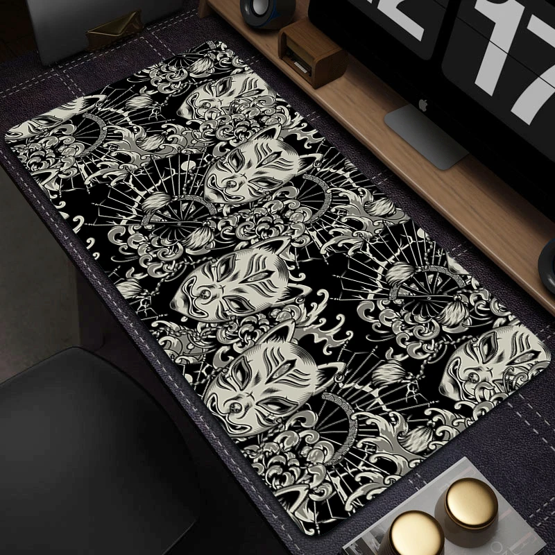 

Tattoo Art Mouse Pad Laptop Computer Desk Mat Large Gaming Mousepad Gamer Mouse Mat Game Locking Edge Keyboard Accessories XXL