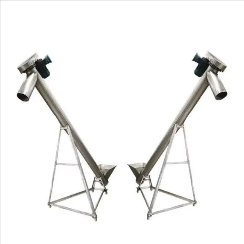 高容量スクリューシュートコンベア供給ペレットマシン、トウモロコシ穀物オーガーサービス機器