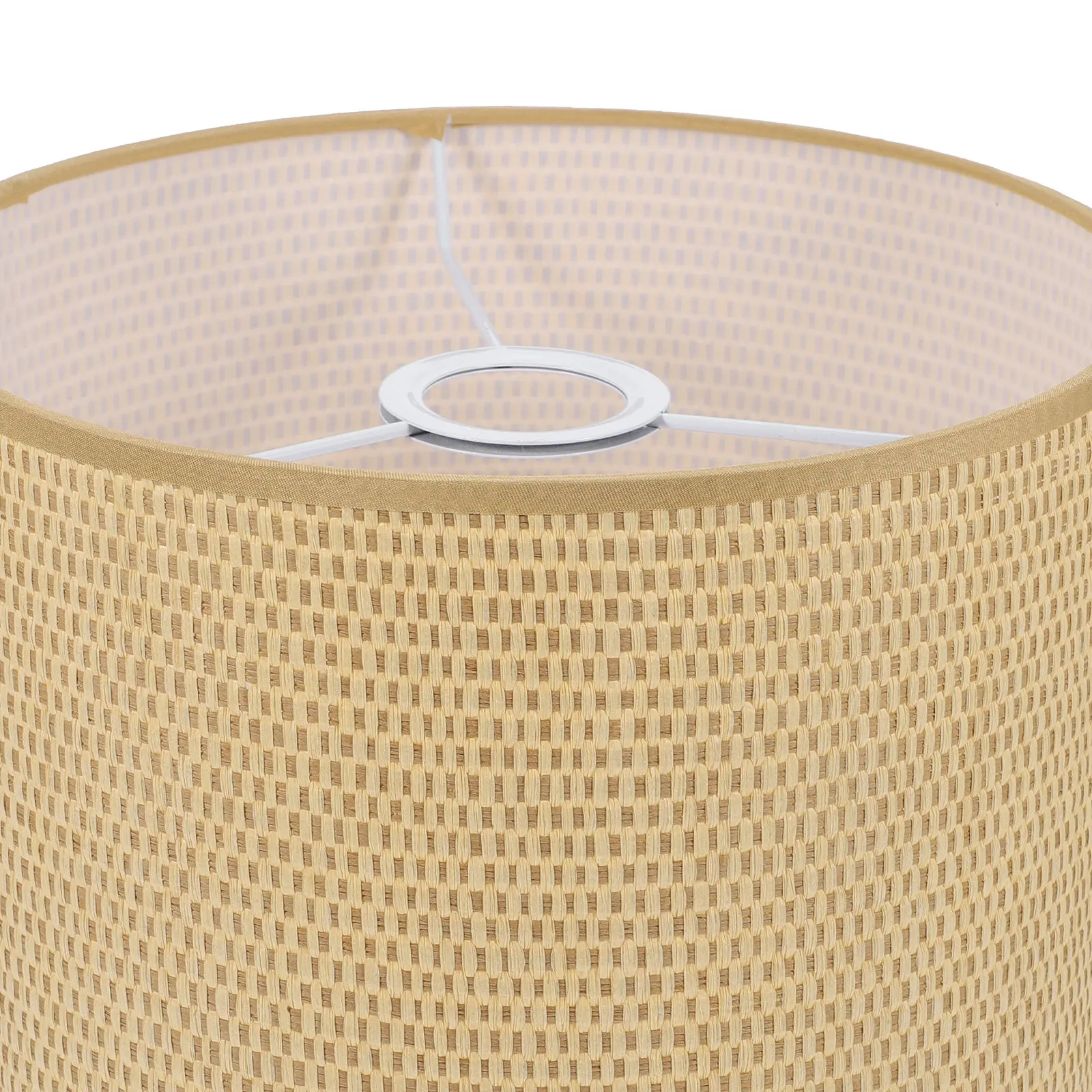 Linen Lamp Shade Cylinder Fabric Lamp Shade Replacement Cover Simple Stylish Light Softener for Home Living Room Bedroom Hotel