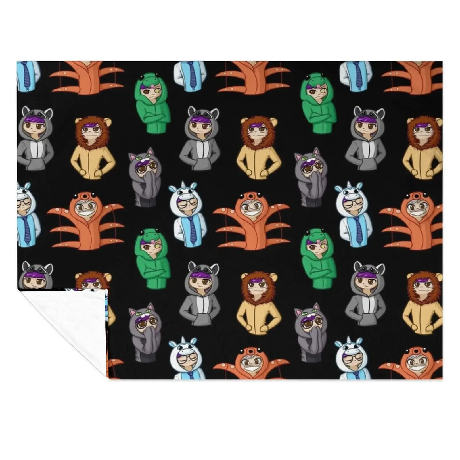 

Oneside Tile - All Sides Throw Blanket manga heavy to sleep Plaid on the sofa Picnic Blankets