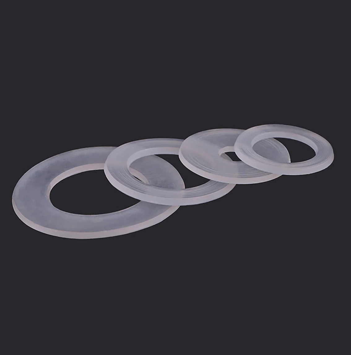 M3-M20 Soft PE Nylon Flat Washer Plastic Plane Spacer Gasket O Rings Insulation Washer Hardware Accessories