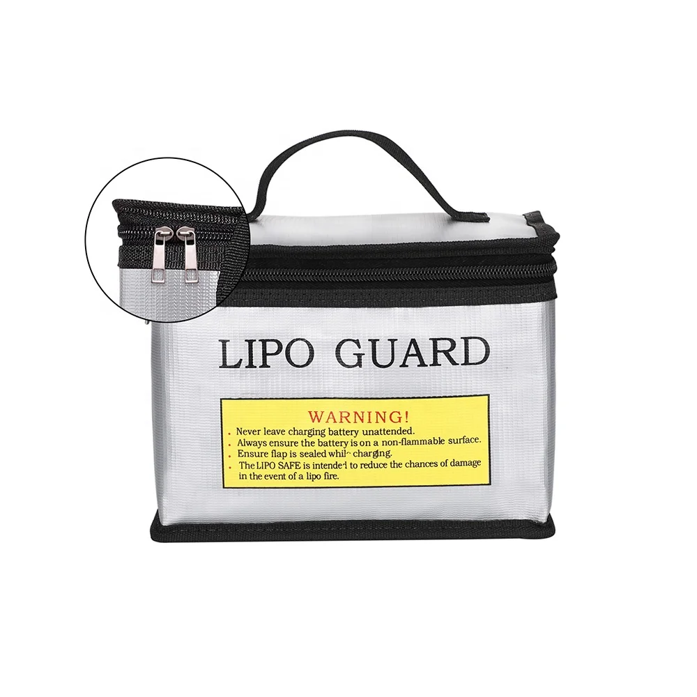 5PCS 215x145x165mm Fireproof Safety Bag RC Lipo Guard Explosion Proof Flame Retardant Battery Safe Bag