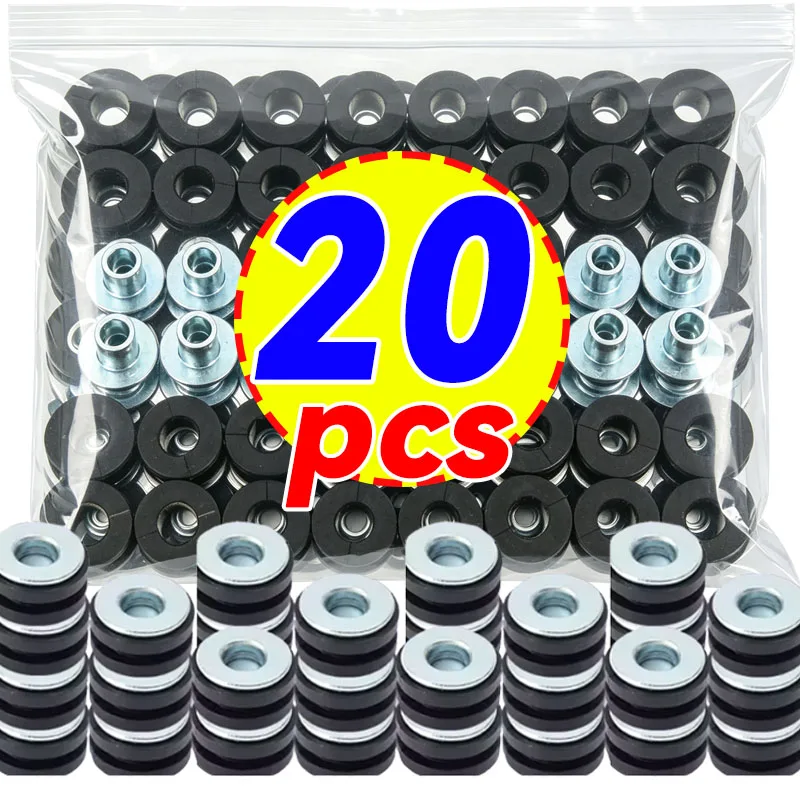 Rubber Grommet Steel Bushing Spacer Kit Fairing Bolt Cushion Washer Motorcycle for Honda Suzuki ATV Accessories M6/M10