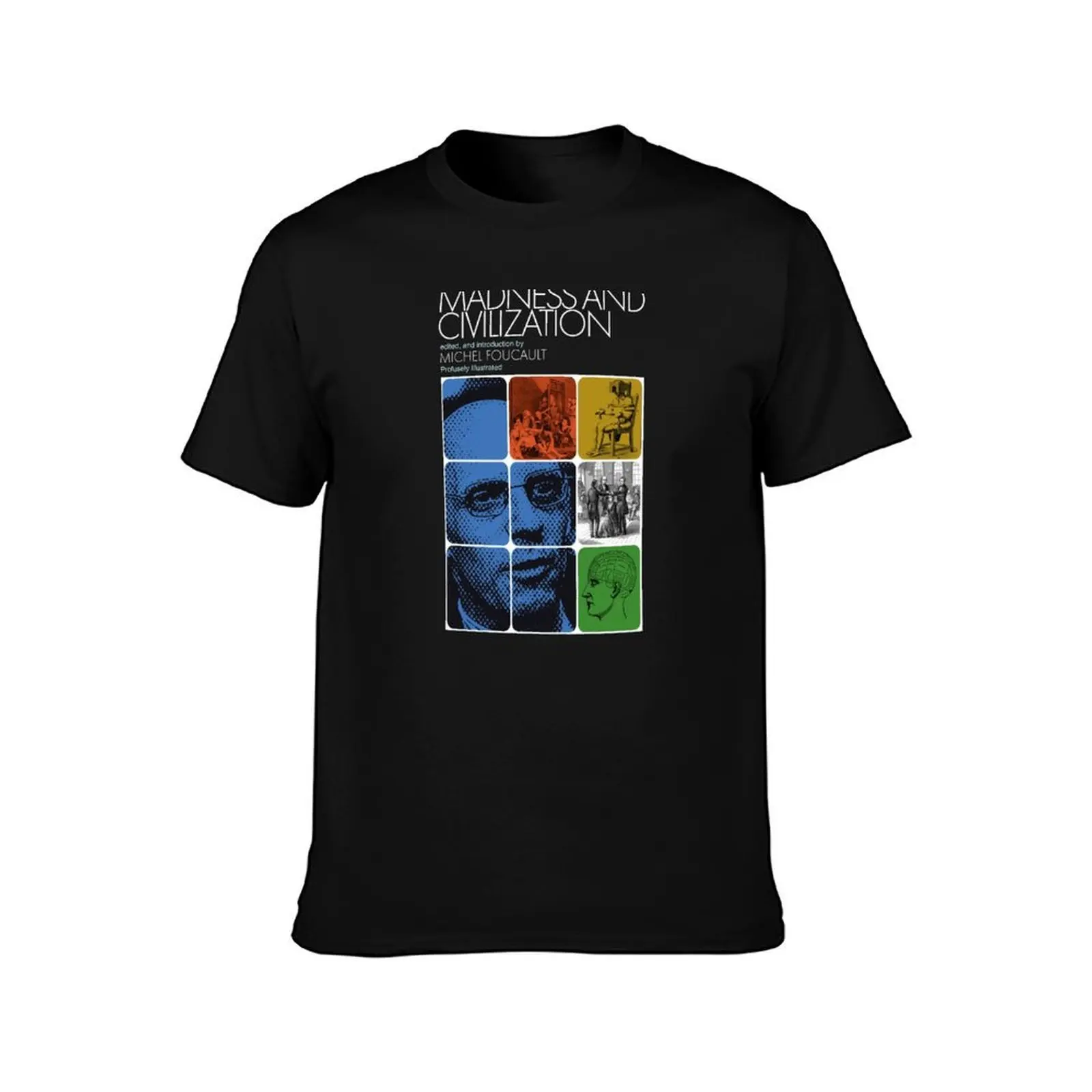 Foucault - Jung Mashup: Madness and Civilization T-Shirt Simple Graphic Design T-Shirt