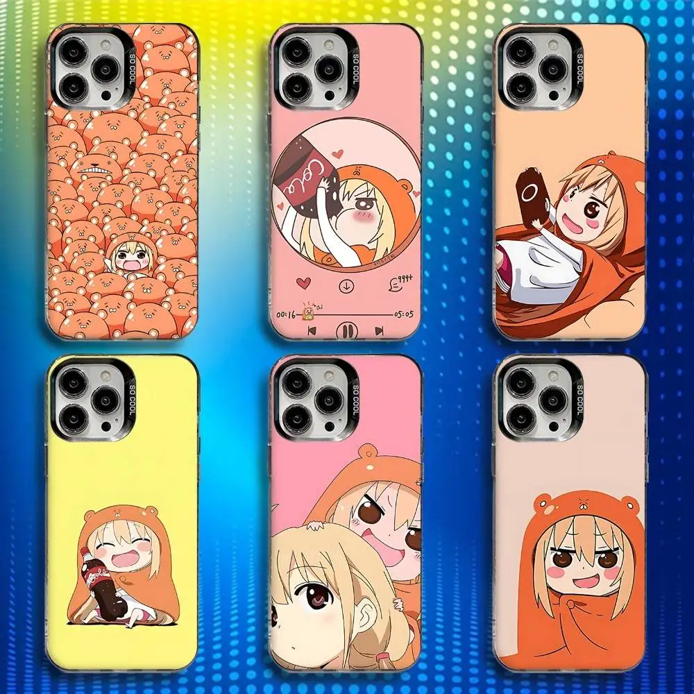 

H-Himouto Umaru-ChanS Phone Case For iPhone 17,16,15,14,13,12,X,8,Pro,Max,Plus,E,SE4,Air,Mini IMD Matte Black
