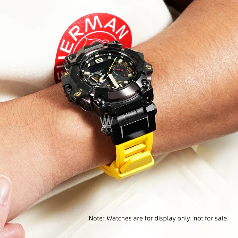 FOR Casio G-Shock Mudmaster GWG-B1000 3rd Generation Modified Sports Fluororubber Waterproof Sweatproof Men's Watch Strap - view 6